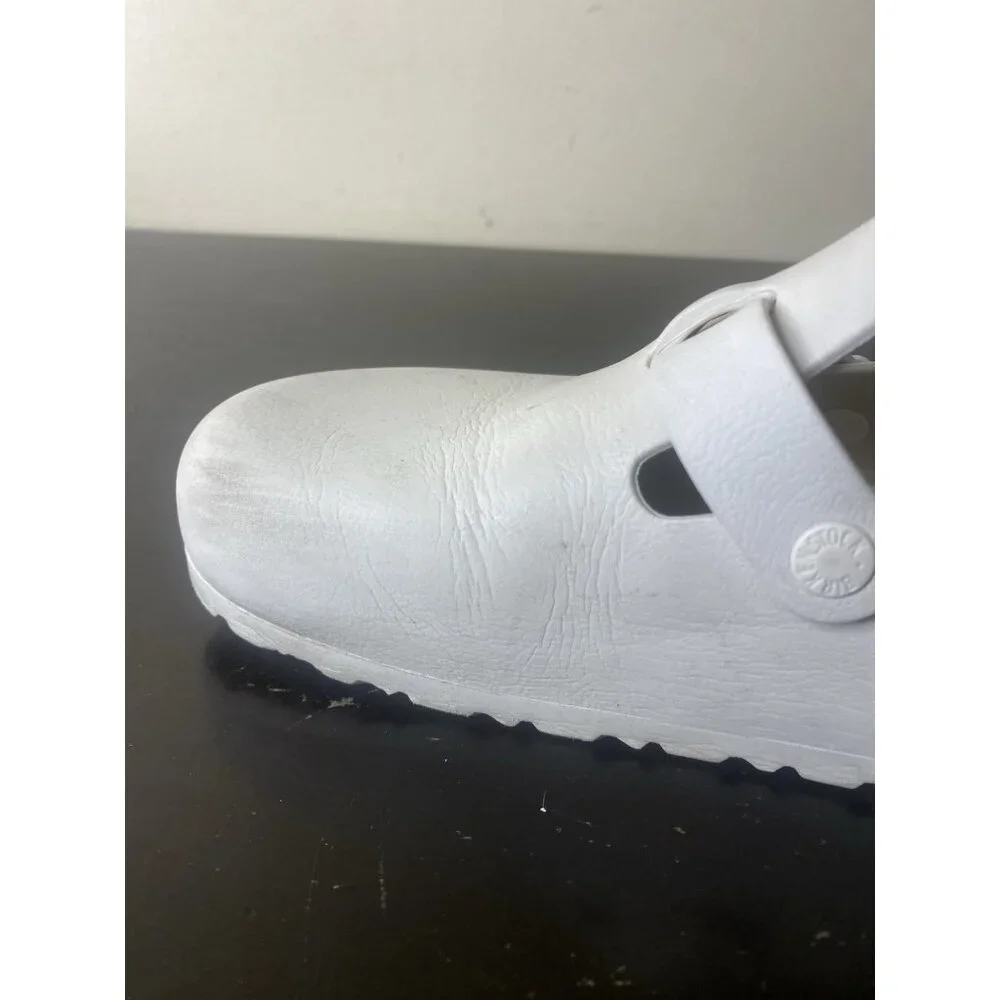 white Birkenstock Boston EVA clogs Women’s Size 8 - Picture 6 of 8